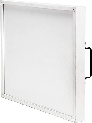 Elegant Designs Decorative Wood Serving Tray w/Handles