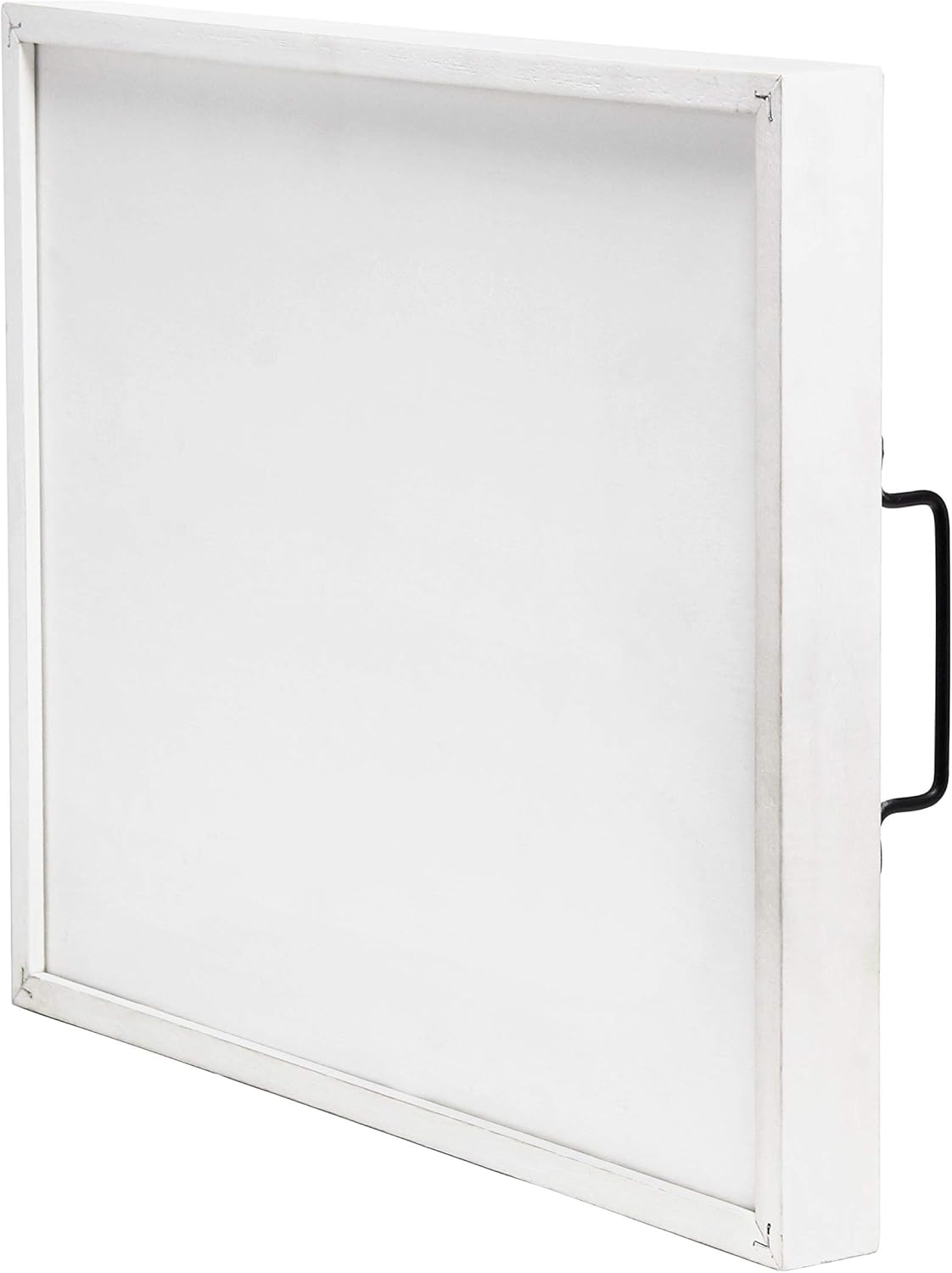 Elegant Designs Decorative Wood Serving Tray w/Handles