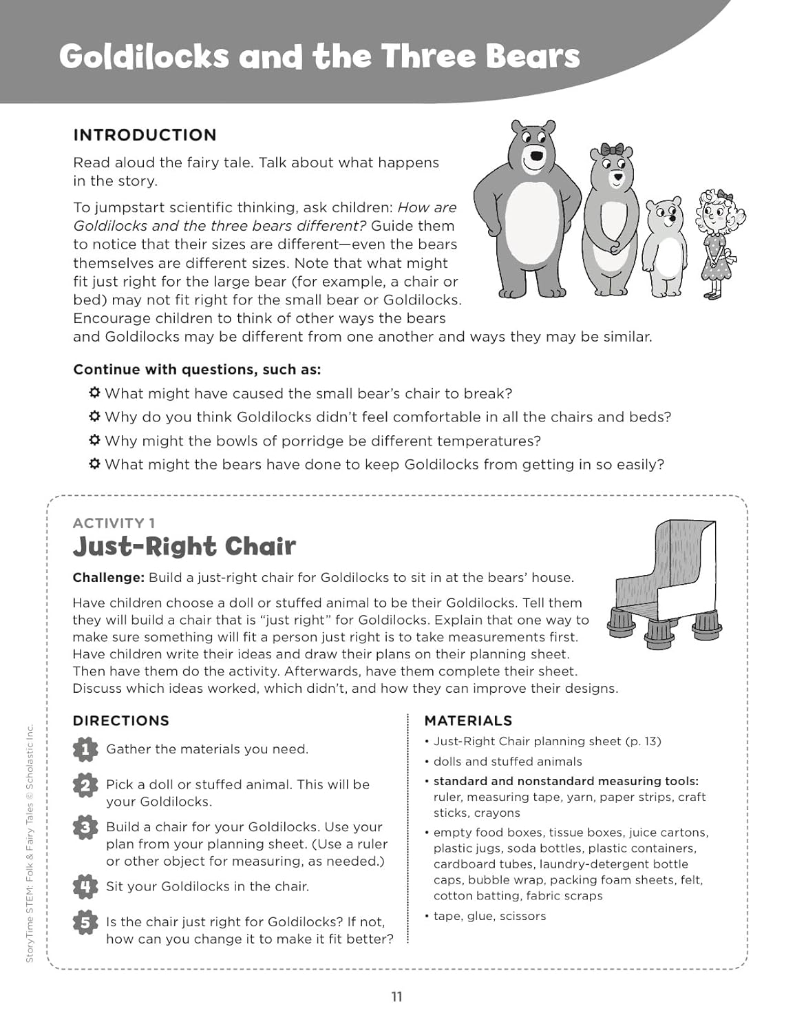 StoryTime STEM: Folk & Fairy Tales: 10 Favorite Stories With Hands-On Investigations