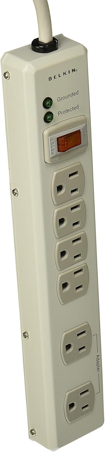 Belkin 6-Outlet Metal Surge Protector