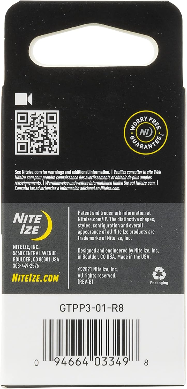 Nite Ize Original Gear Tie, Reusable Rubber Twist Tie