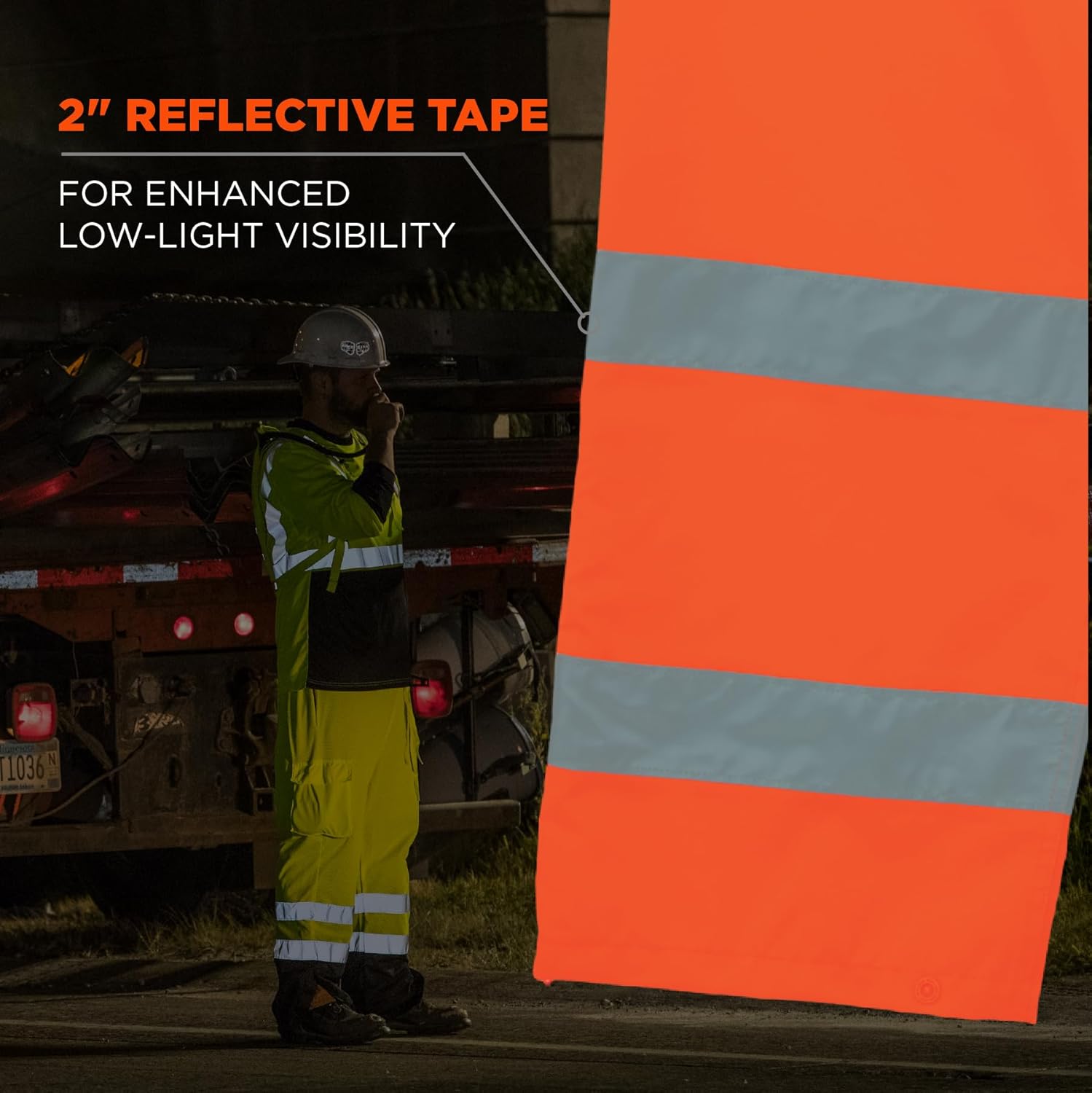 Ergodyne GloWear 8915 Class E Hi-Vis Rain Pants