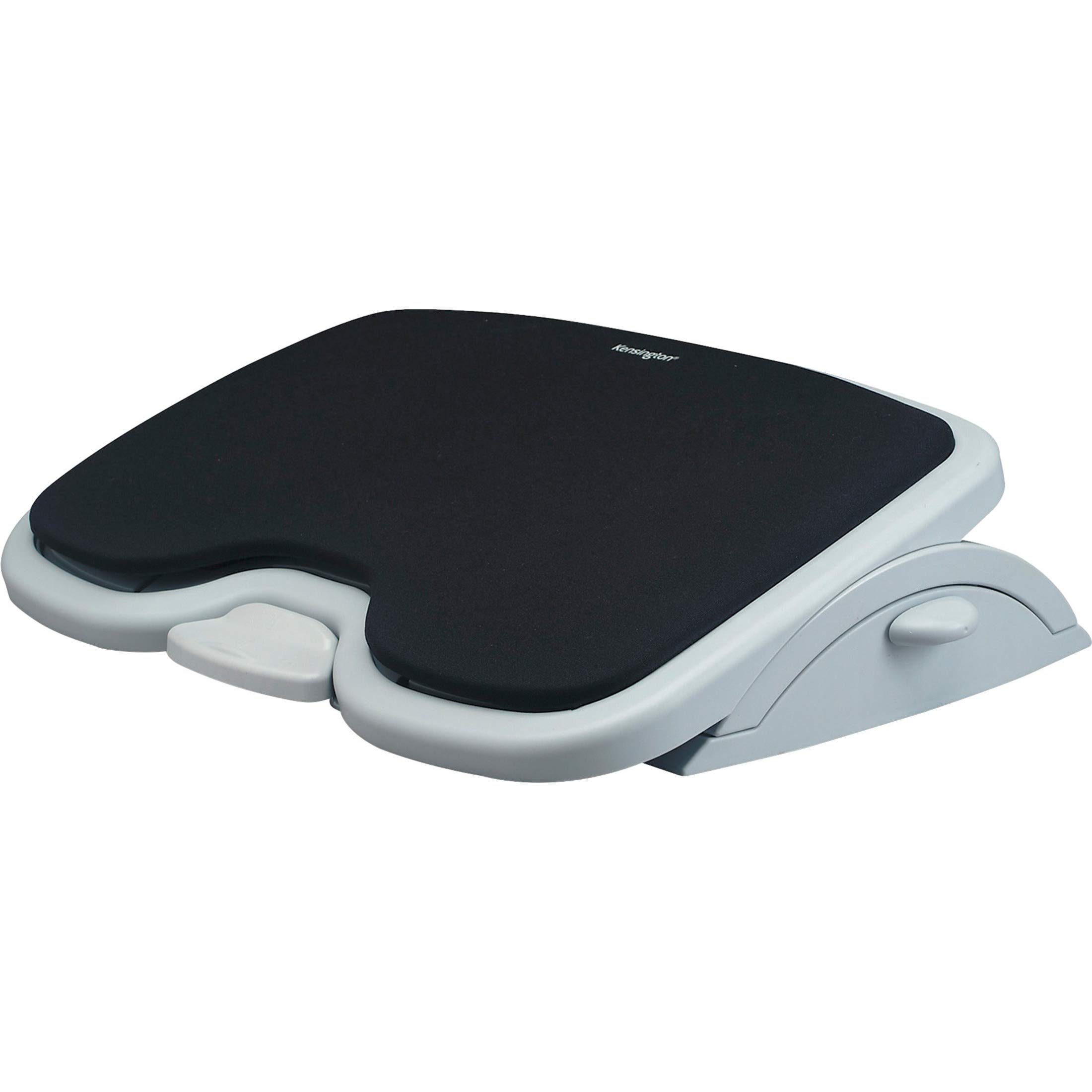 Kensington Foot Rest For Under Desk At Work, Smartfit Comfort Memory Foam Angle and Height Adjustable Footrest