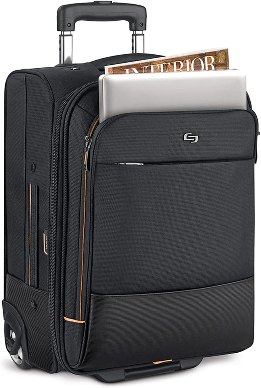 Solo New York Carry On Luggage - Softside Wheeled Overnighter with 15.6in Laptop Pocket
