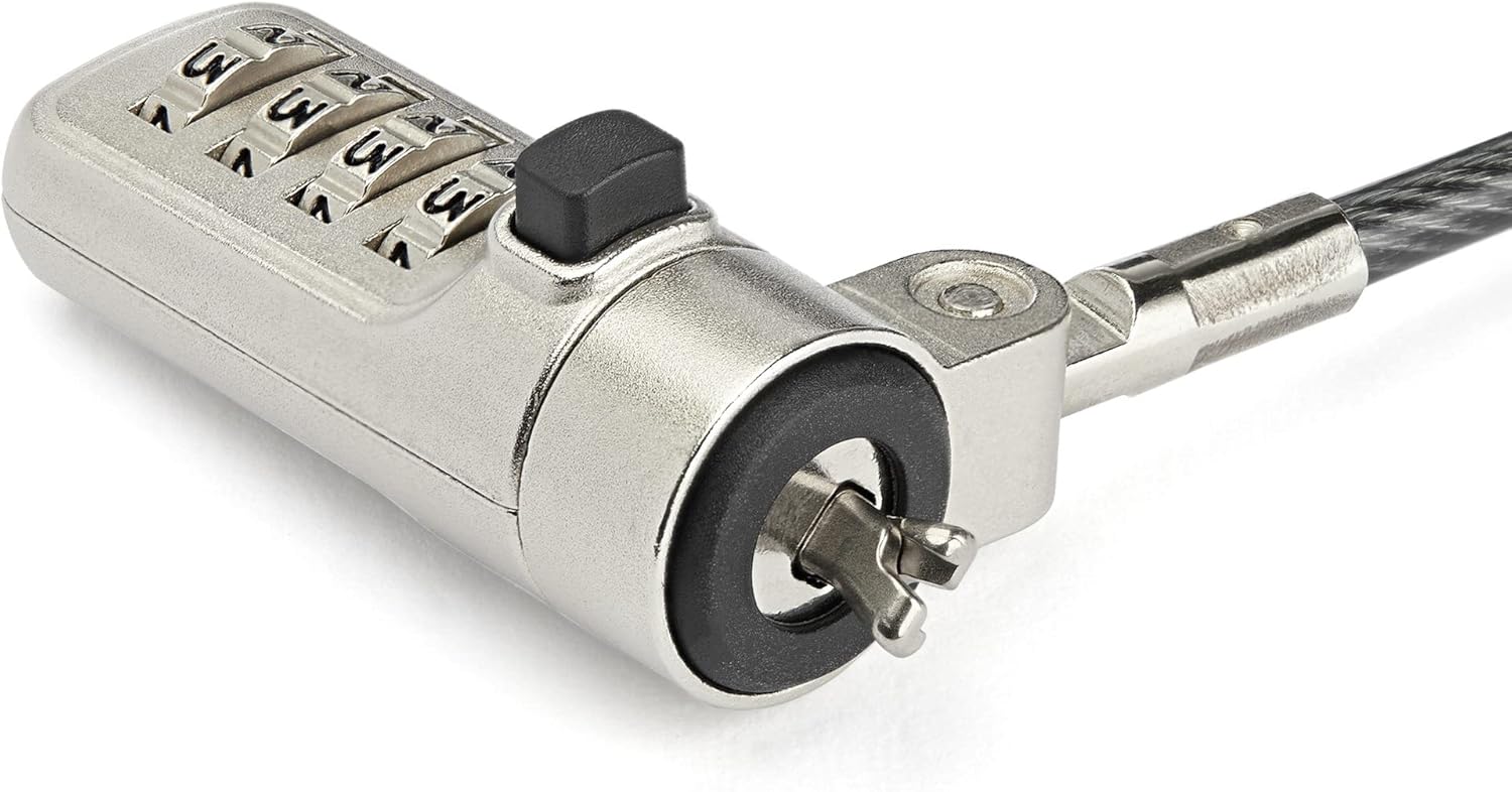 StarTech.com 2m Laptop Cable Lock - Anti-Theft Security Cable