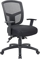 Boss Office Products Contract Mesh Task Chair, Black (B6023)
