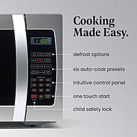 Farberware Countertop Microwave Oven 1000 Watts with LED Lighting & Child Lock