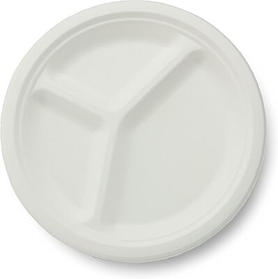STALKMARKET 100% Compostable Natural Plant Fiber Plates