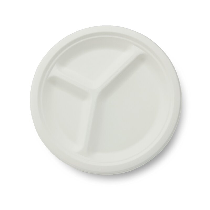 STALKMARKET 100% Compostable Natural Plant Fiber Plates