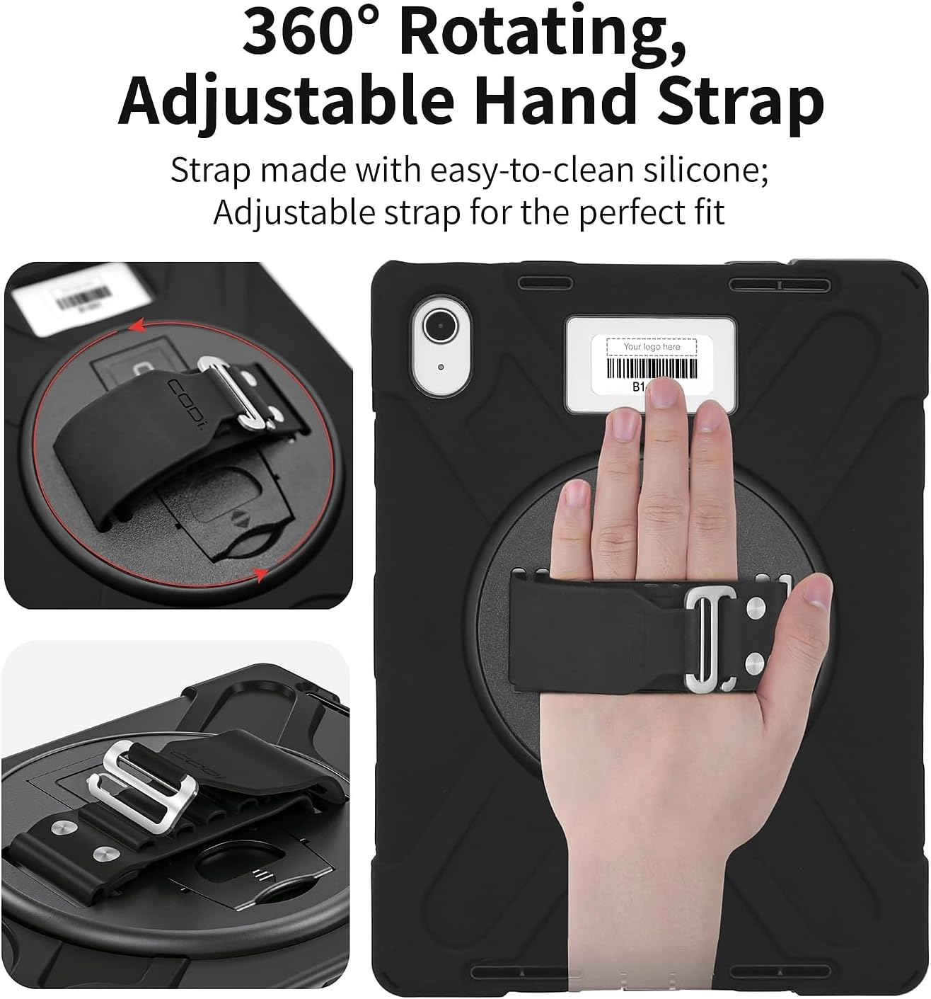 CODi Rugged iPad Case 11" (A16)/iPad 10.9" (10th Generation) | Heavy-Duty Shockproof Protection, 360° Coverage