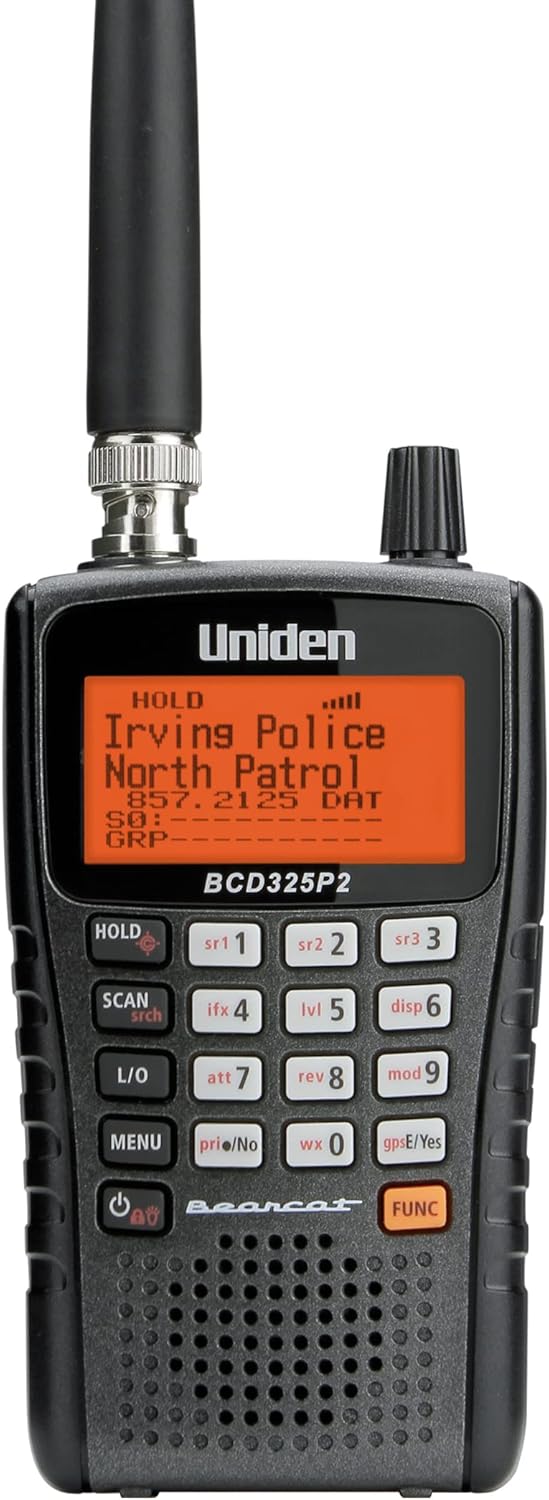 Uniden BCD325P2 Handheld TrunkTracker V Scanner. 25,000 Dynamically Allocated Channels. Close Call RF Capture Technology