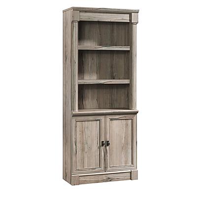 SAUDER Palladia 5-Shelf Library Bookcase with Doors