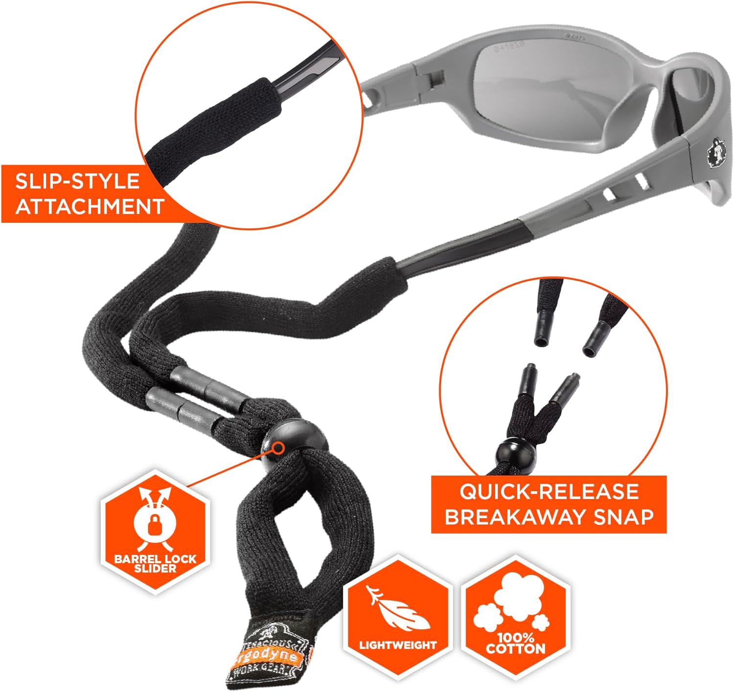 Ergodyne Skullerz Eyewear Lanyards & Retainer Straps
