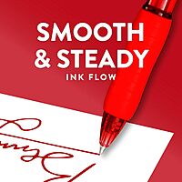 Paper Mate Profile Retractable Gel Pen, 0.7mm Medium Point, Blue Ink, 4 Count 1 Count (Pack of 1)