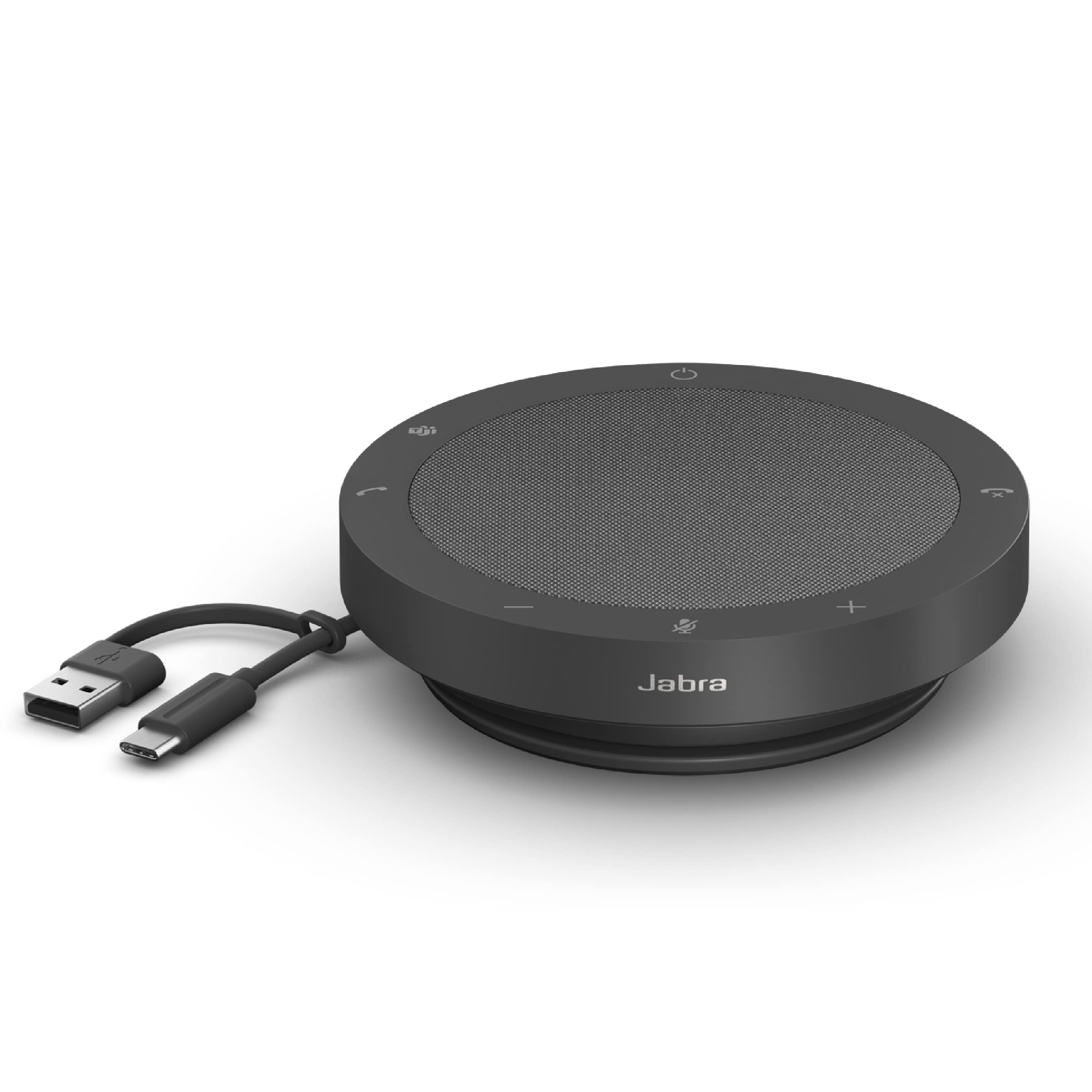 Jabra Speak2 40 Portable Speakerphone - 4 Noise-Cancelling Mics, USB-A/USB-C