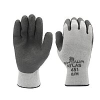 SHOWA Atlas 451 Natural Rubber Latex Palm Coated Insulated General Purpose Winter Work Glove