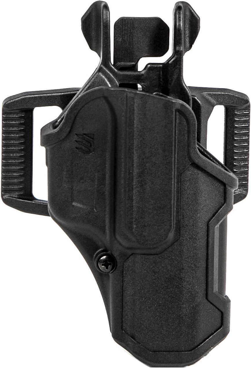 BLACKHAWK T-Series L2C Compact Holster Black - Left Hand Glock 17/19/22&23(NON GEN5)/31/32/45/47