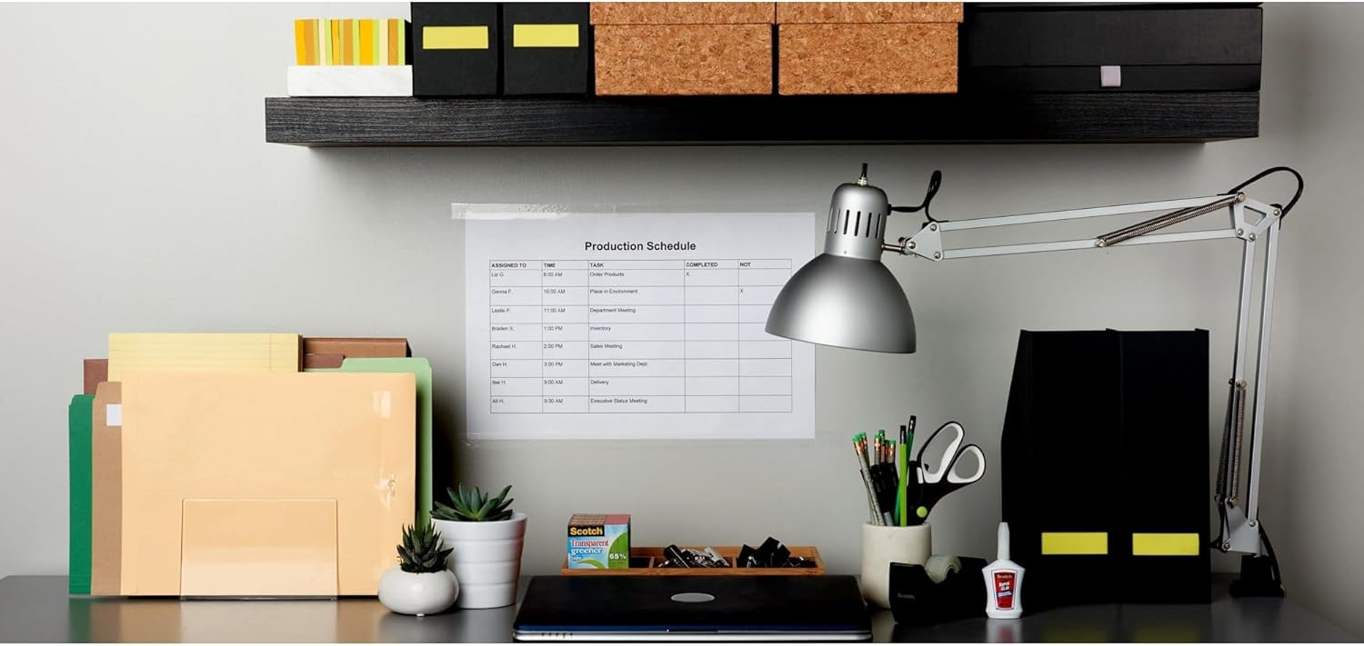 SCOTCH Transparent Greener Tape, 3/4 in x 900 in