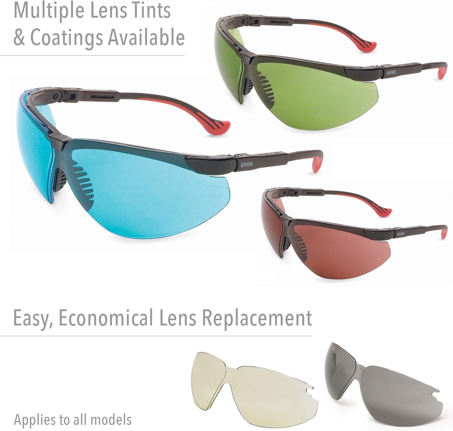 Uvex by Honeywell Genesis XC Safety Glasses - Rx-Ready