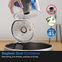 DEEBOT N20e PLUS Robot Vacuum Cleaner - Bagless - 10,000Pa Suction, 350min Runtime - UNBOXED DEAL (BOX SLIGHTLY DAMAGED)