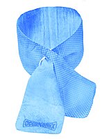 OccuNomix Blue MiraCool PVA Cooling Neck Protector, Adjustable (930-BL) Blue 1 Count (Pack of 1) PVA Cooling Neck Wrap
