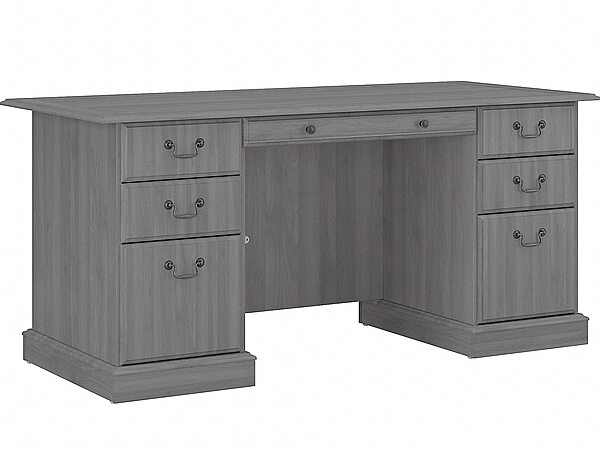 Bush Furniture Saratoga 66in Executive Desk with Drawers