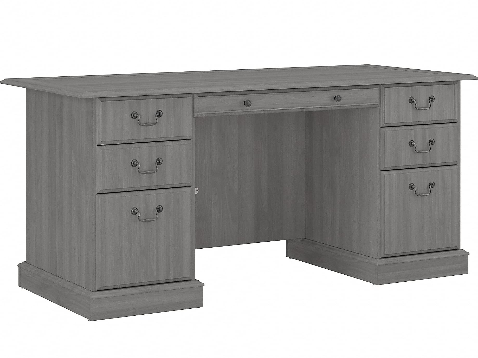 Bush Furniture Saratoga 66in Executive Desk with Drawers