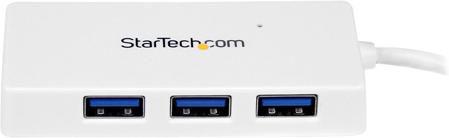 StarTech.com 4-Port USB 3.0 SuperSpeed Hub with Built-in Cable