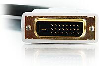 C2G/Cables To Go Legrand - C2G DVI-D to DVI-D Video Cable, Male to Male Dual Link Digital Video Cable, Black Computer Cable, 3 Meter (9.8 Foot) Monitor Cable, 1 Count, C2G 26942