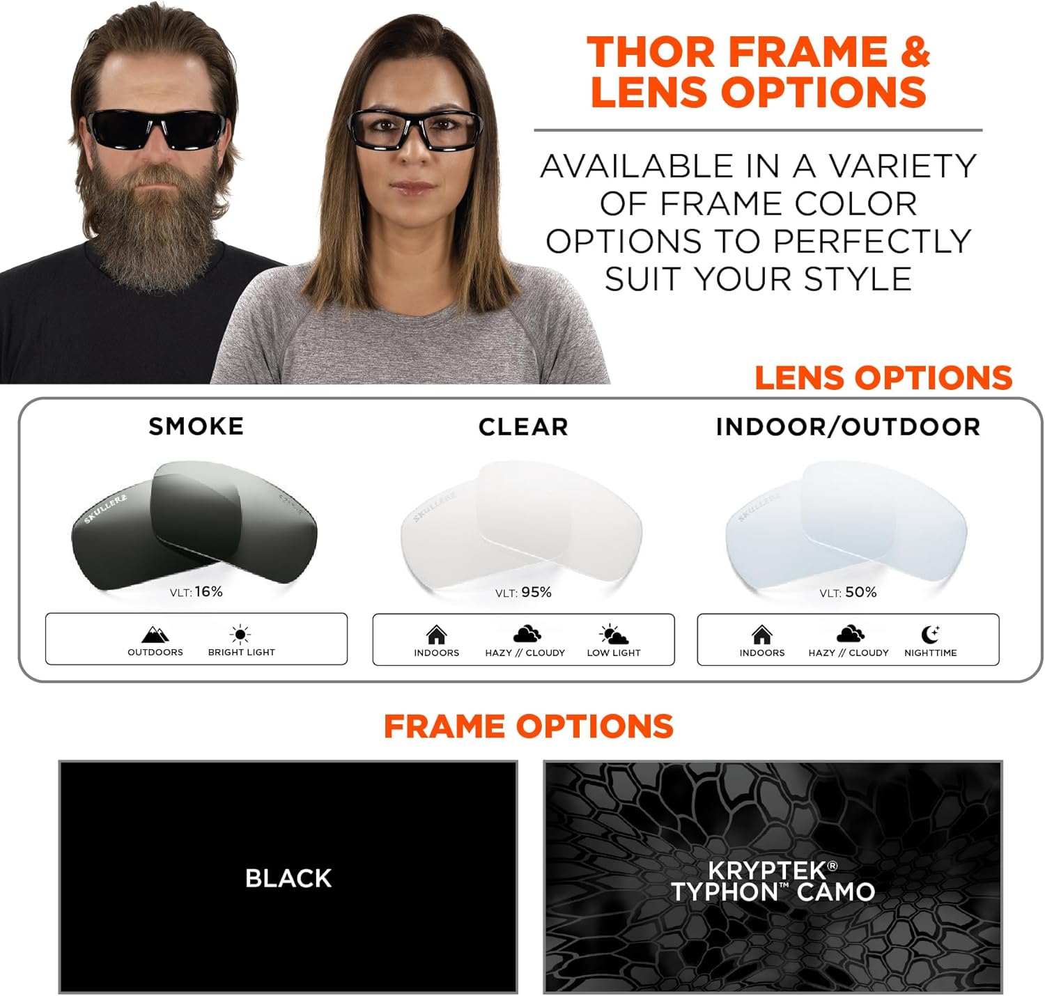ERGODYNE Skullerz THOR Anti-Fog Safety Glasses