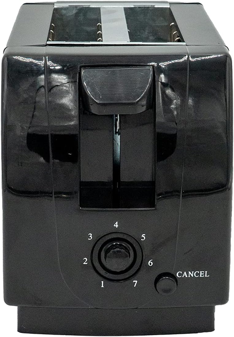 BETTER CHEF 2-Slice Toaster - Darkness Control & Crumb Tray