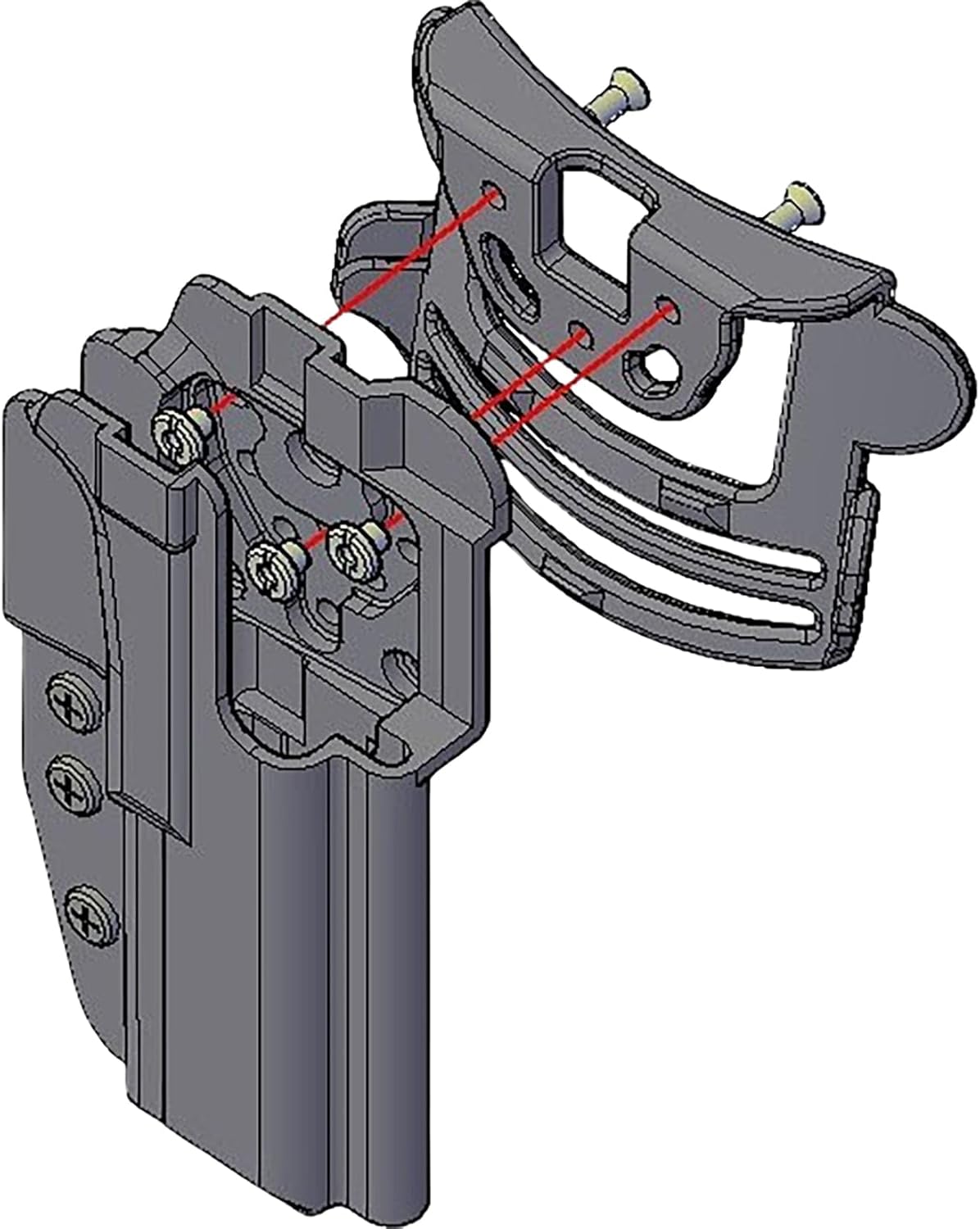 COMP-TAC International OWB Kydex Holster w/ Modular Mounts