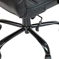 Flash Furniture Whitney Swivel LeatherSoft Desk Chair with Padded Seat and Armrests