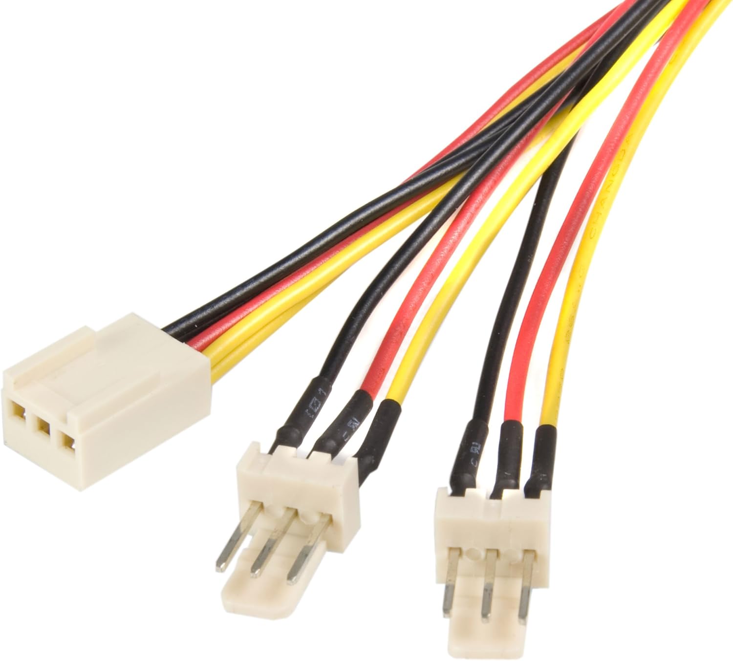 StarTech.com Fan Power Splitter Cable - 3-pin & 4-pin (Internal)