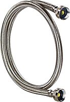 Certified Appliance Accessories Braided Stainless Steel Steam Dryer Installation Kit, 6ft - Stainless Steel, PVC, Polyester, Vinyl - STMKIT3