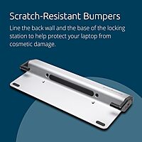 Kensington MacBook and Surface Laptop Locking Station with Keyed Lock Cable, Macbook Locks With 6 Foot Cable, Laptop Security Lock for Macbook Air/Pro, Laptop Locking Cable, K64453WW