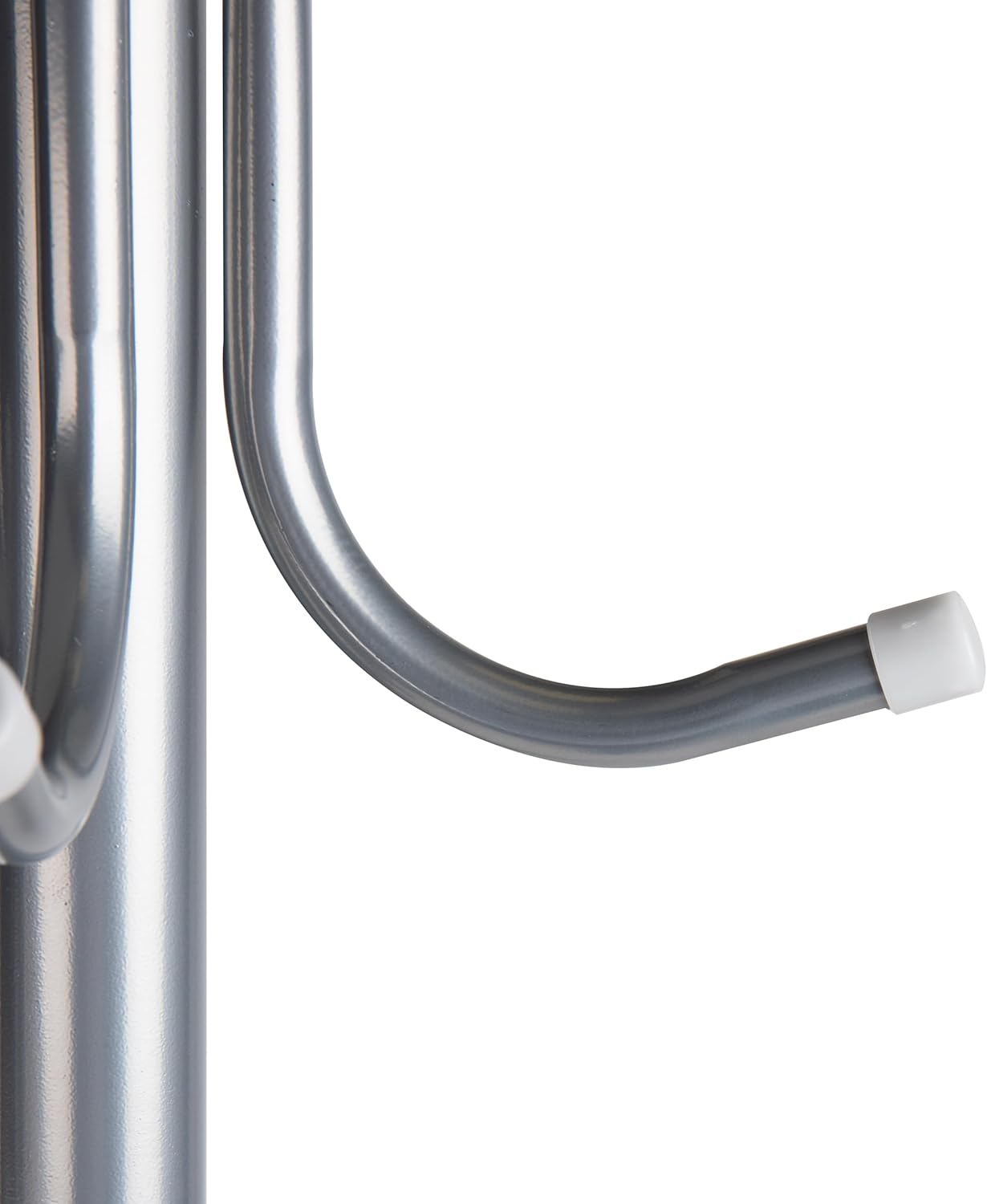 Mind Reader Coat Rack Multi-Hook Organizer for Office or Entryway, 69inH x 16-1/2inW x 14-3/4inL, Silver