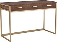 Martha Stewart Ollie Home Office Desk with 3 Drawers