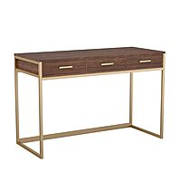 Martha Stewart Ollie Home Office Desk with 3 Drawers