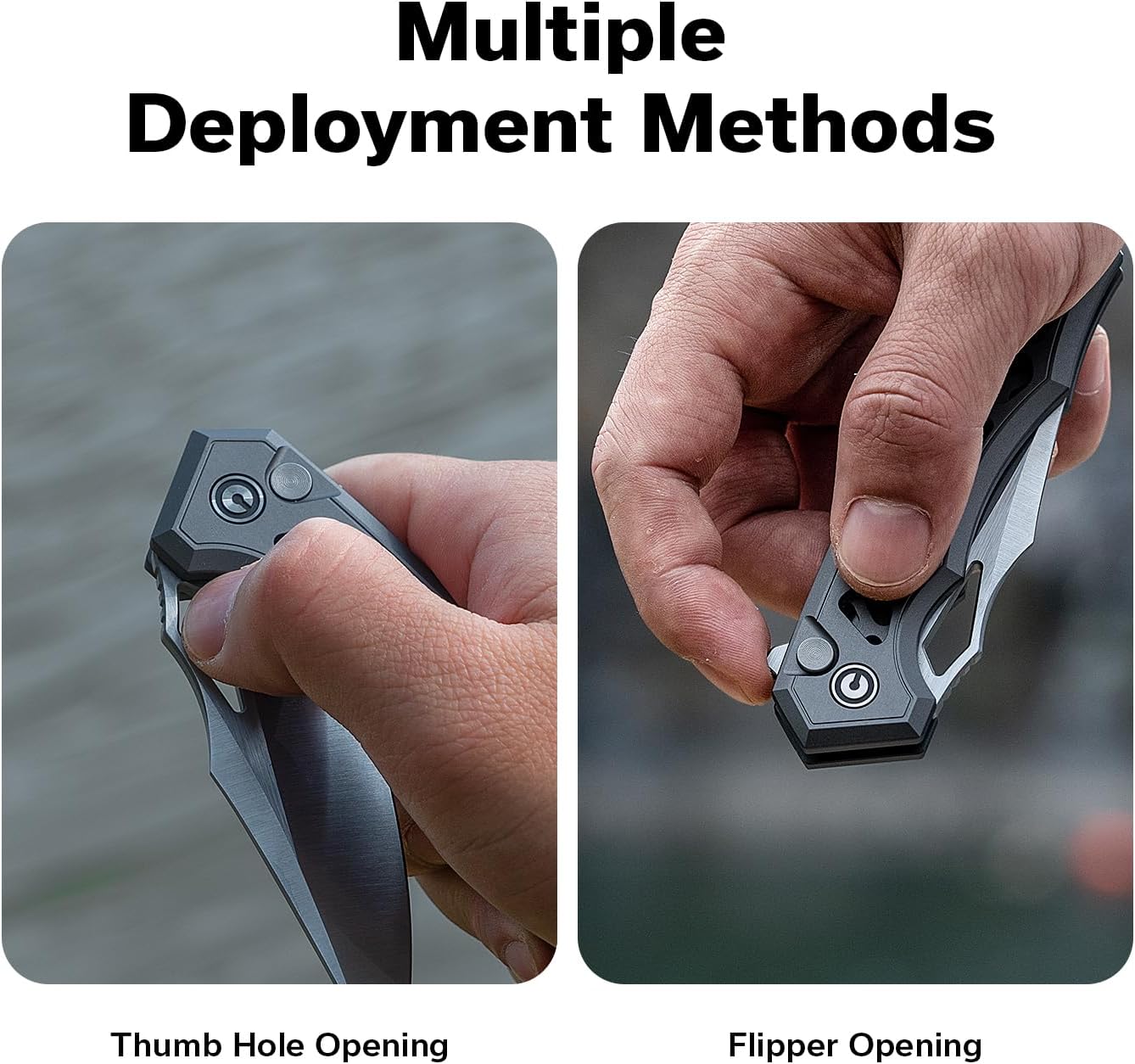 CIVIVI Anaaki Folding Pocket Knife 2.98\" Nitro-V Blade Aluminum Skeletonized Handle