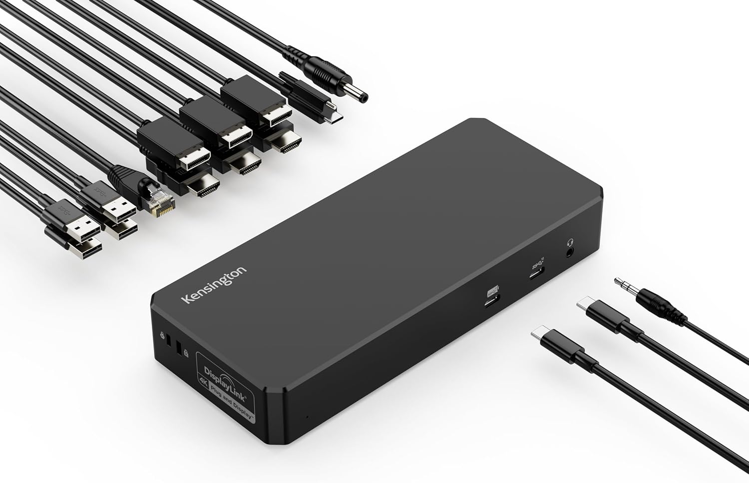 Kensington SD4790P USB-C Quad 4K Displaylink Docking Station, 100W Charging, 3 x DisplayPort, 3 x HDMI