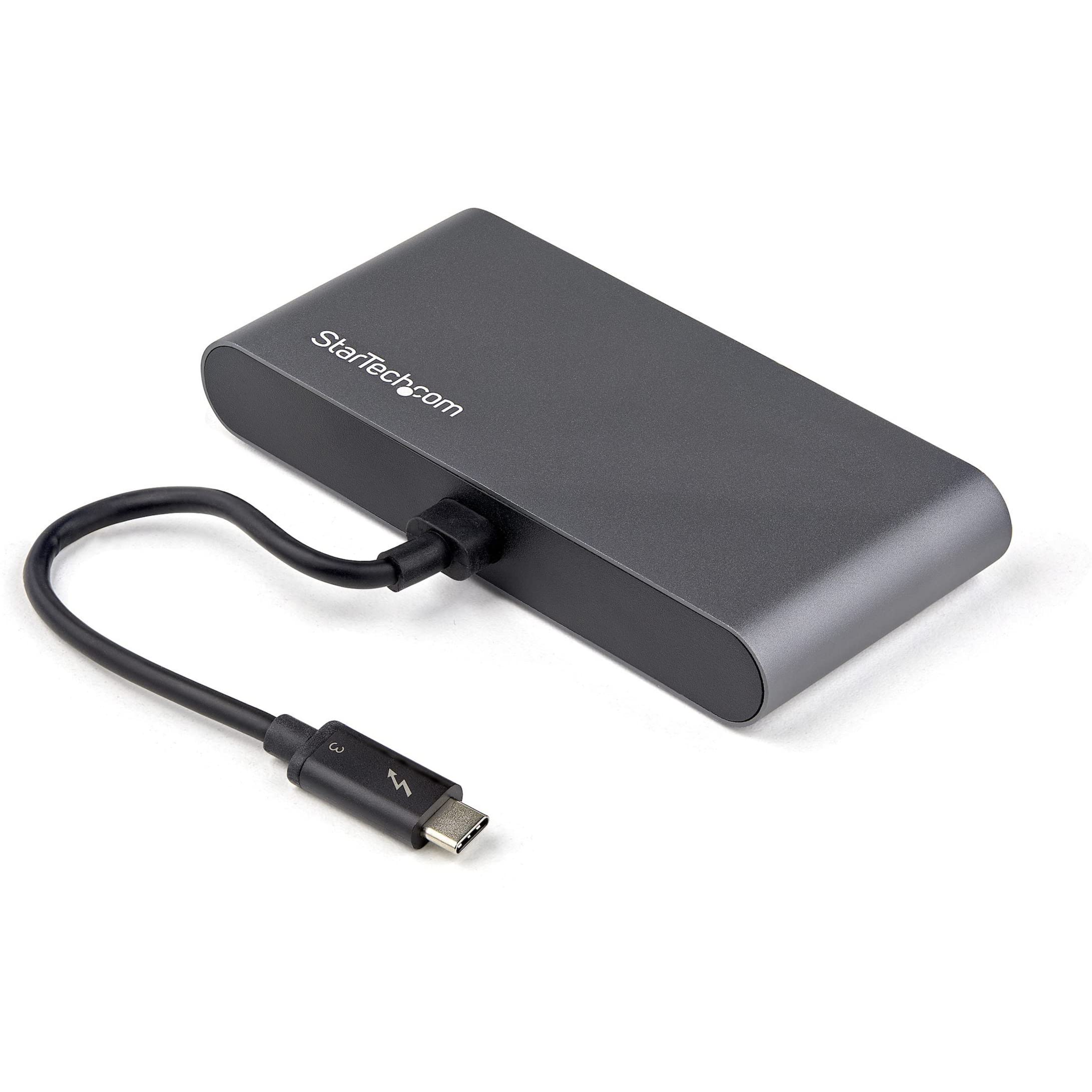 StarTech.com Thunderbolt 3 Mini Dock - Portable Dual Monitor Docking Station