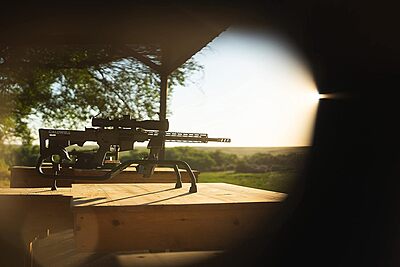 Caldwell Stinger Adjustable Ambidextrous Rifle Shooting Rest with Lightweight Design for Rifle Shooting, Stability, Sight in