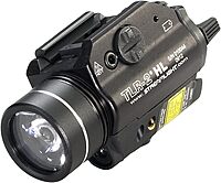 Streamlight 69261 TLR-2 HL 1000-Lumen Rail Mounted Weapon Light with integrated Red Aiming Laser Includes Key Kit for Select Handguns, Black