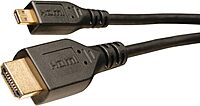 Eaton Tripp Lite HDMI to Micro HDMI Cable with Ethernet, Digital Video with Audio Adapter (M/M) 6-ft. (P570-006-MICRO),Black