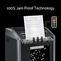 Fellowes Powershred 100% Jam Proof Continuous-Duty Strip-Cut Shredder