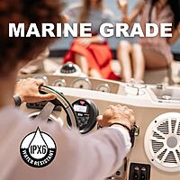 BOSS Audio Systems MGR350B Marine Gauge Receiver and Speaker Kits