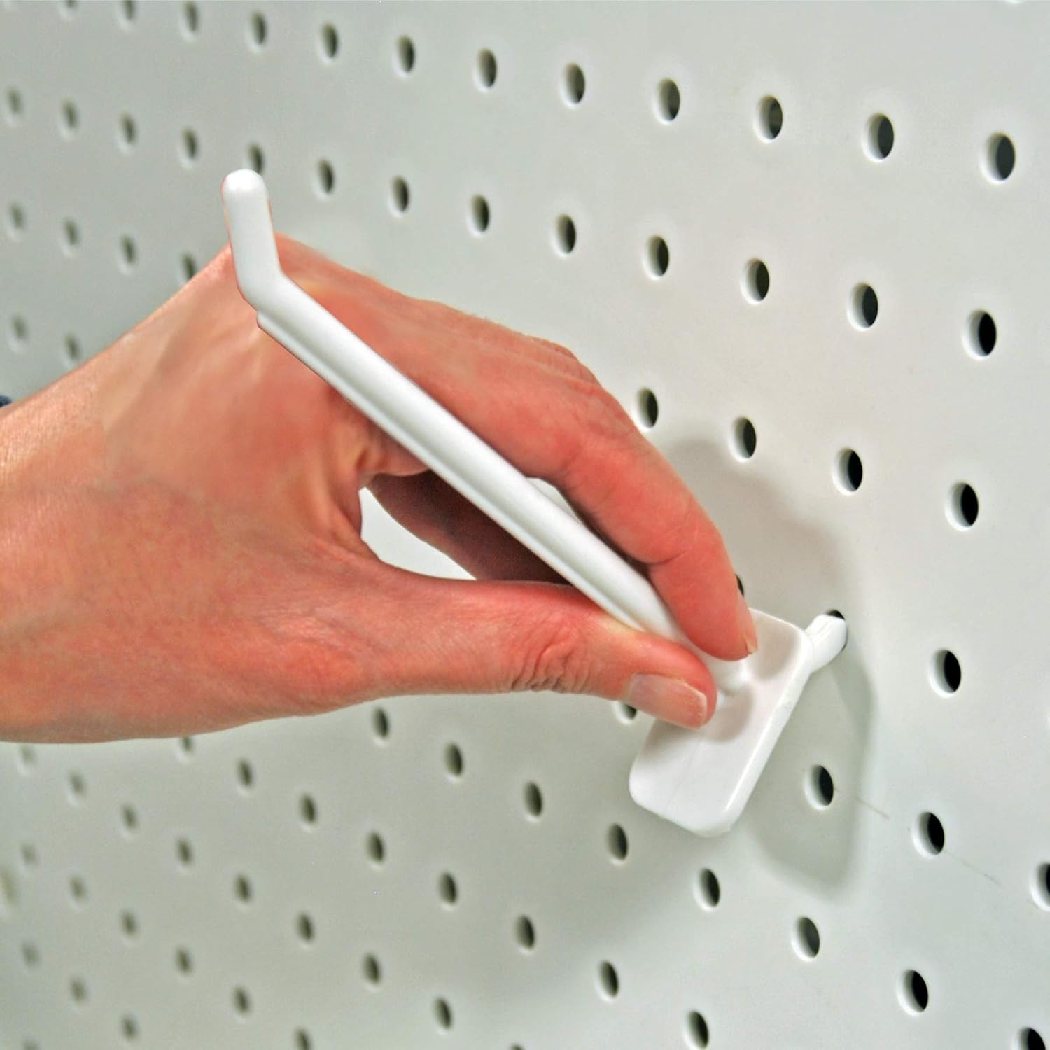 Azar Displays Lexan Locking Pegboard Hooks - Pack of 50