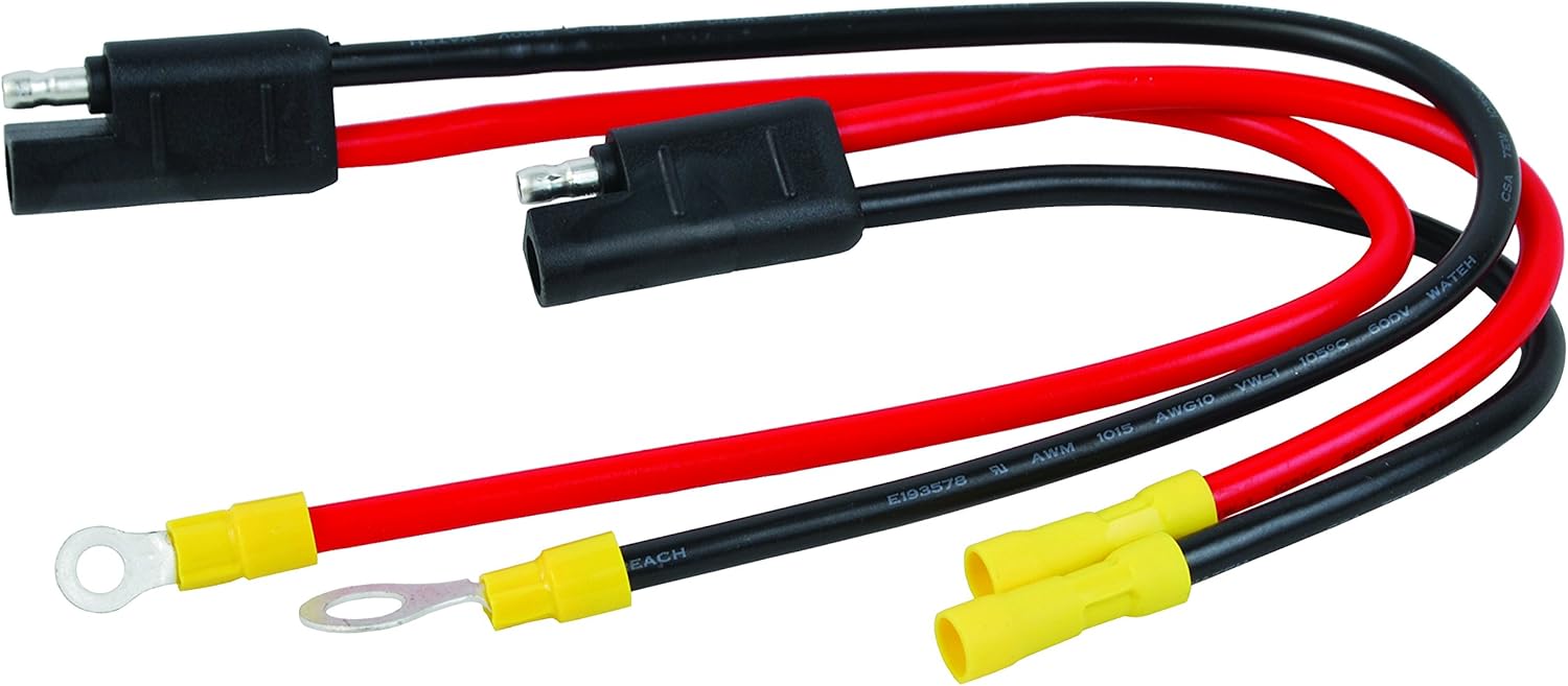 attwood 14367-6 Heavy-Duty Trolling Motor Quick Connectors 2-Wire 10-Gauge, Set of 2, One Size