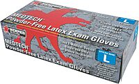 MCR SAFETY Medtech Latex Exam Gloves